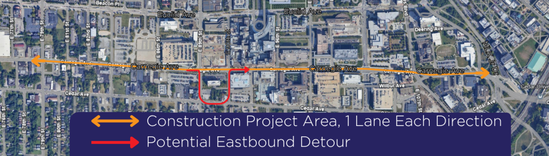 Carnegie Ave Rehabilitation: Now Through November 2026