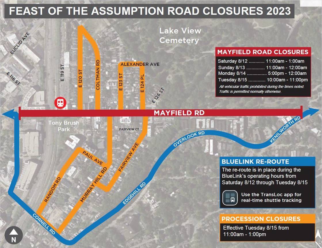 Little Italy Feast Road Closures 2023