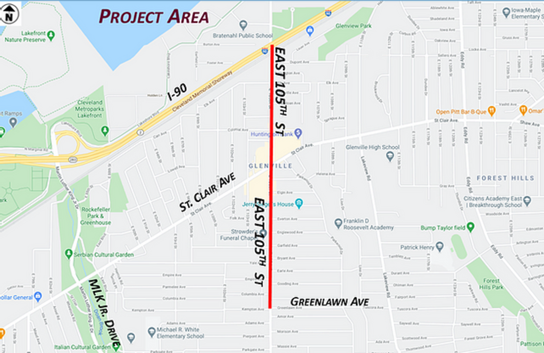 E 105th Phase II Reconstruction