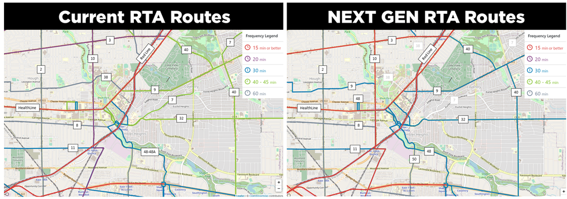 Upcoming Changes to RTA Bus Routes with NEXT GEN RTA